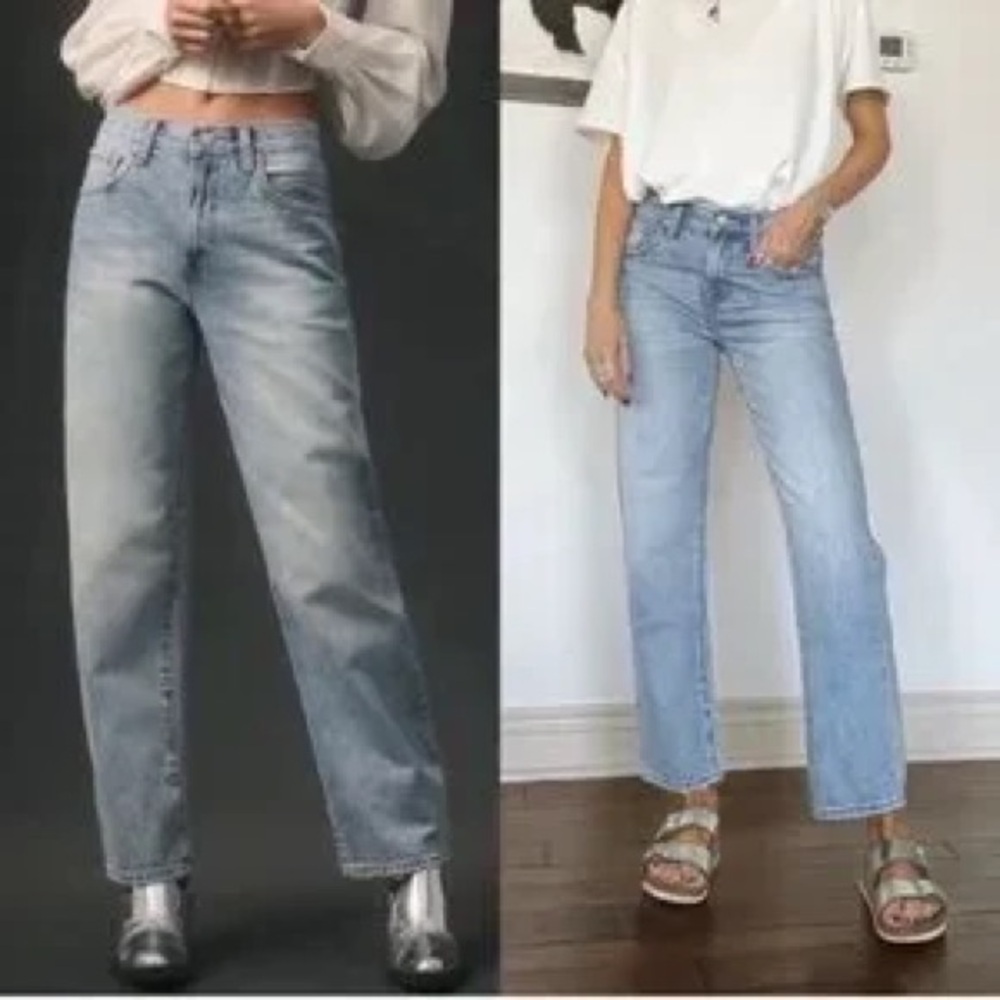 Pistola Bowie Bowed Lexi barrel leg straight jeans